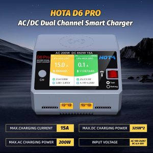 HOTA D6 Pro Dual Battery Charger - Image 5