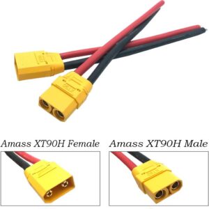 FLY RC Amass XT90H 10AWG Pigtail Set - Image 4